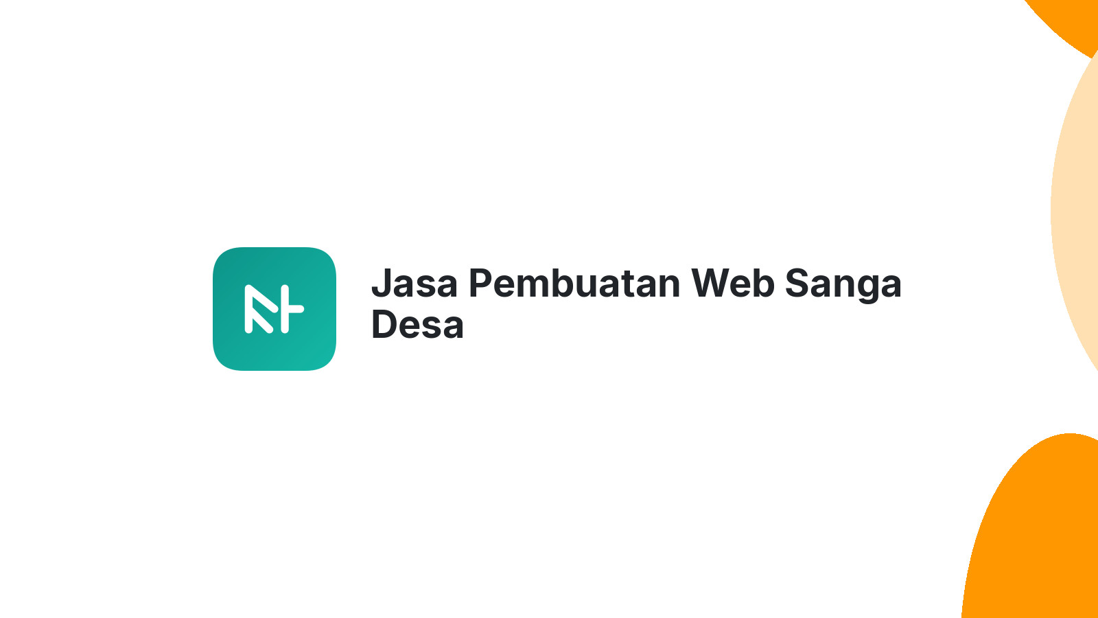 Jasa Pembuatan Web Sanga Desa