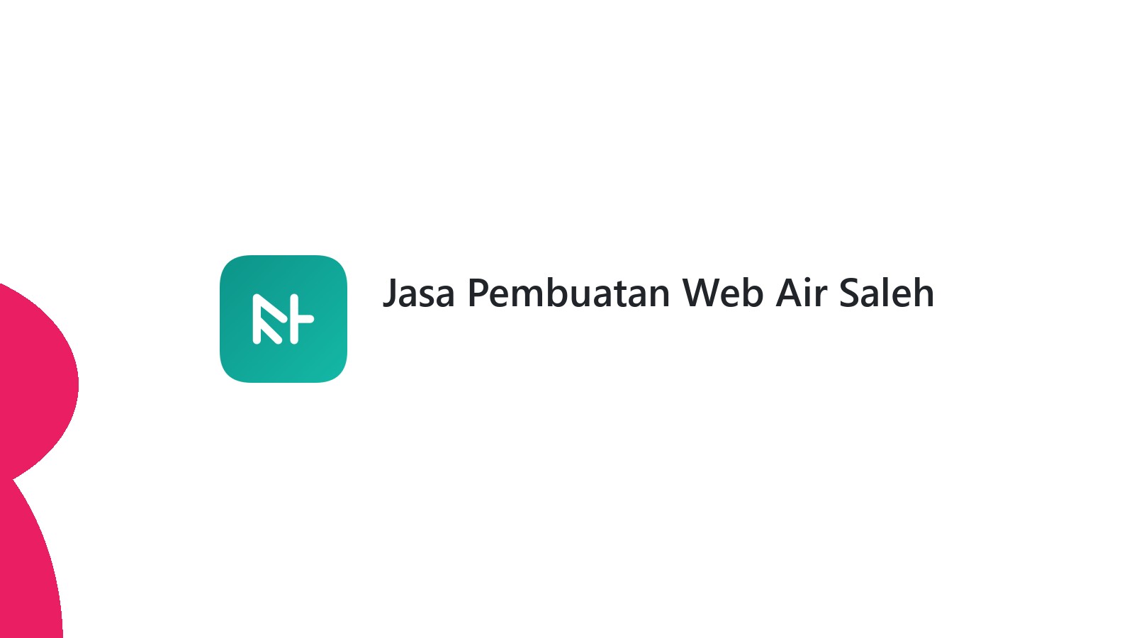 Jasa Pembuatan Web Air Saleh