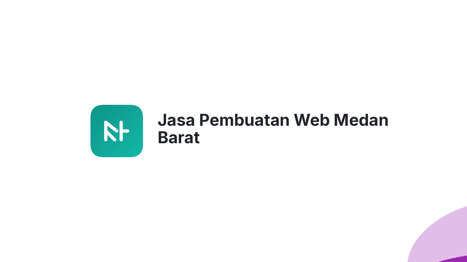 Jasa Pembuatan Web Medan Barat