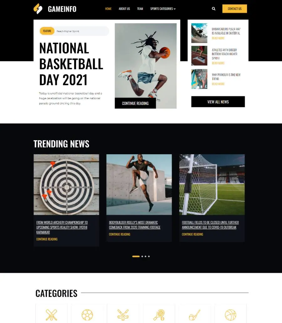 Gameinfo Sports News