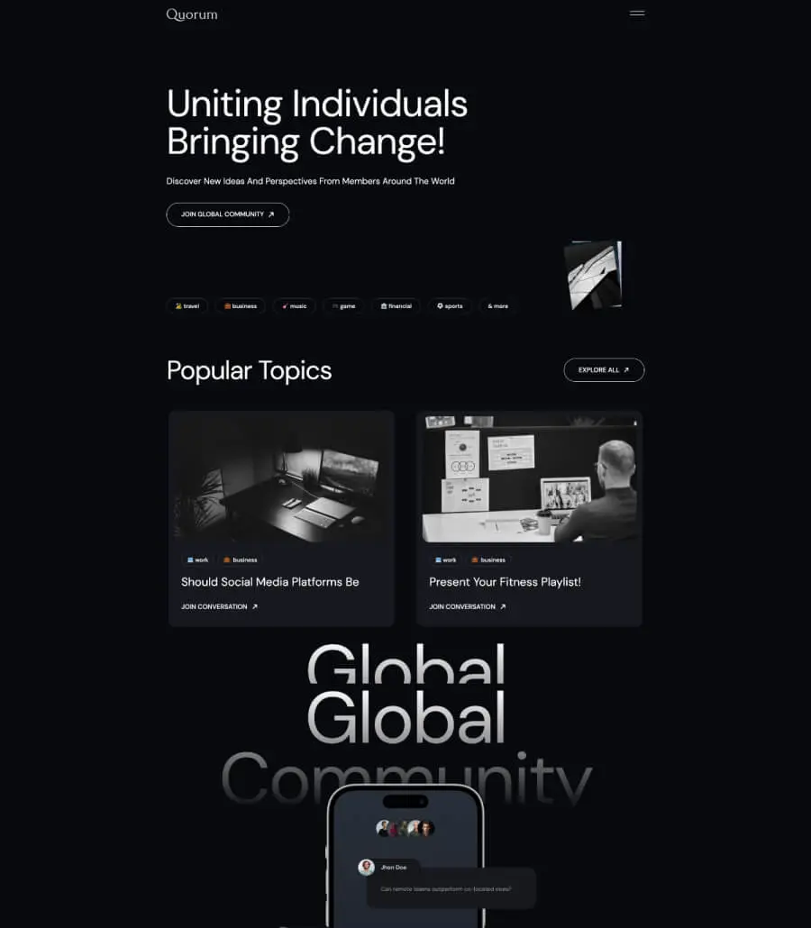Quorum Community