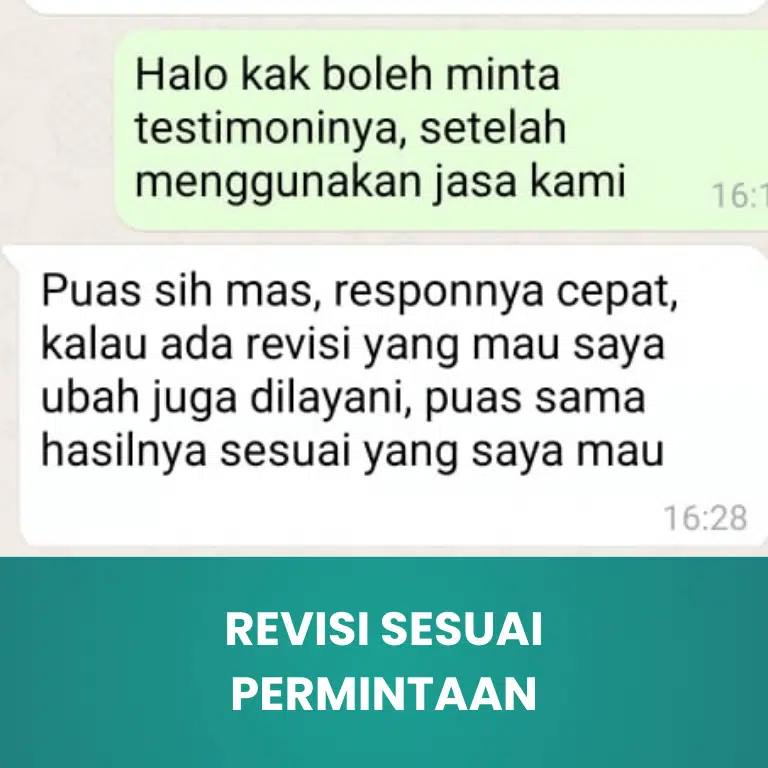Revisi Sesuai Permintaan